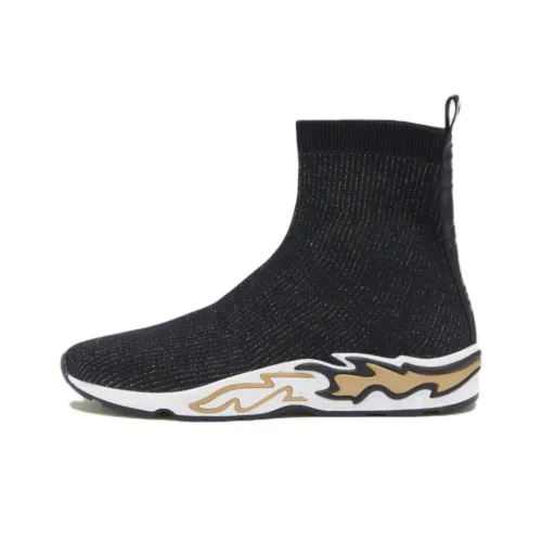 Sandro Casual High Top Black Women's