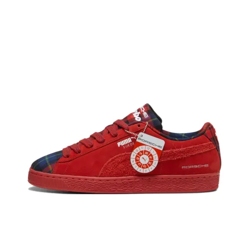 PUMA Porsche Legacy Low Топ Скейтборд Кроссовки Унисекс Красный
