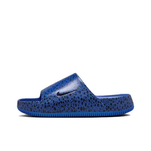 Nike Calm Slip Resistant Quick Dry Слипоны Мужские Blue