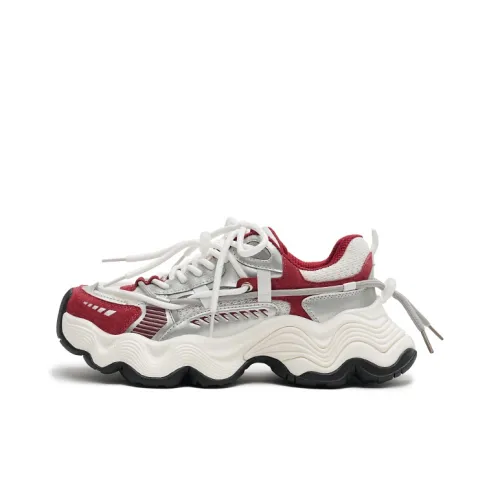 MASOOMAKE Дышащие Кроссовки с увеличенной высотой и толстой подошвой для женщин