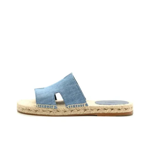 HERMES Antigua Стильные Сандалии Мужские Джинсово-Синий
