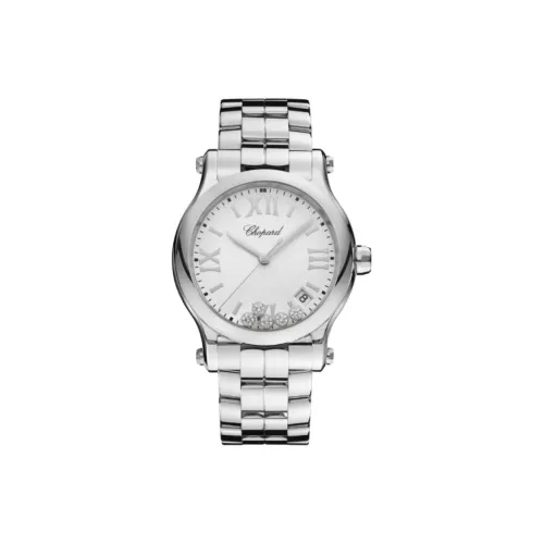 Chopard Кварцевый Movement Женские Часы из коллекции Happy Sport, 36 мм, Белый
