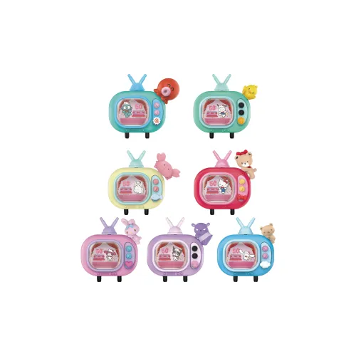Tide Rising Anime X Sanrio Hello Kitty 50th Anniversary Коллекция Карман Телевизионный Набор Комбо Слепые Коробки