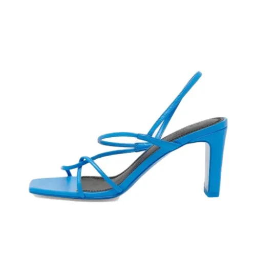 Sandro One Ремень Сандалии Женские Синий Розовый