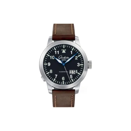Glashütte Original Автоматический Механический Часы Мужские SENATOR NAVIGATOR 44 мм Черные