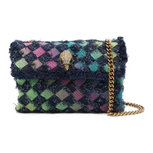 Kurt Geiger London Хлопок с Полиэстером Сумка через плечо Средняя Женская Синяя