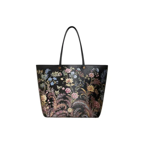 ETRO Полиэстер Тоут Сумка Сумка для покупок Женская Черная