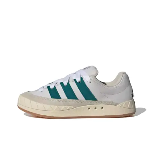 Adidas Adimatic Скейтборд Кроссовки Низкие Белый/Relic Синий/Боксит Коричневый Унисекс