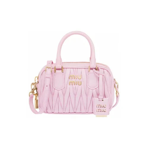 MIU MIU Matelassé Овечья кожа Сумка через плечо Сумка Женская Розовая