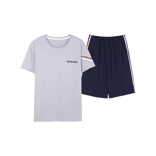 Song Qianya Пижамный комплект мужской серый