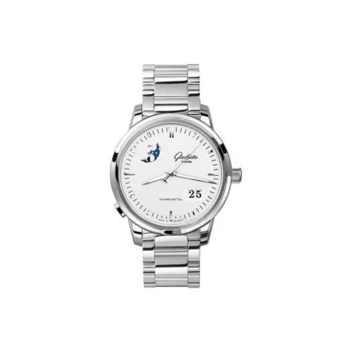 Glashütte Original Автоматический Механический Часы Мужские SENATOR 40 мм Серебряные