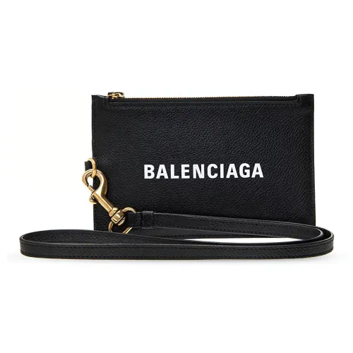 Balenciaga Сумка через плечо из коровьей кожи кошелек для монет кошелек женский черный
