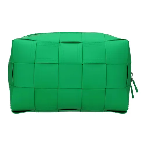 Bottega Veneta Резиновый клатч мужской зеленый