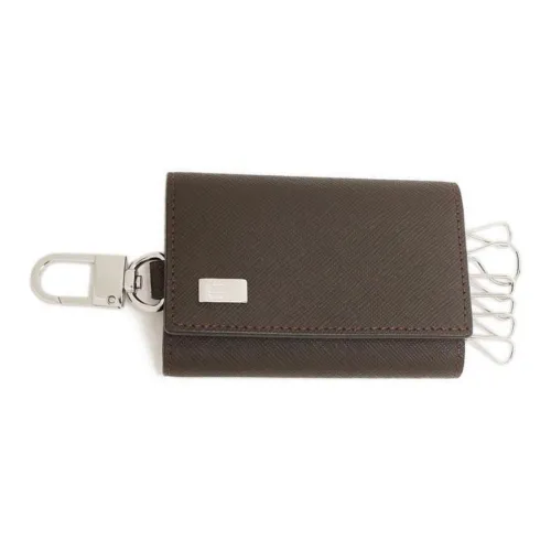 Dunhill PVC Key Pouch Мужской Коричневый