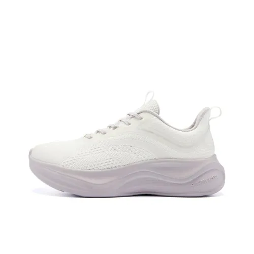 QIAODAN Амортизация и Дышащий Низкий Топ Кроссовки для тренировок Женские Белые Серые