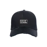 Бейсболка EYEOFSTARK, прямоугольная, состаренный, черный