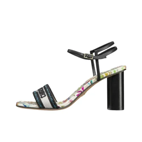 DIOR Dway one Ремень Сандалии 8 см Женские Белые