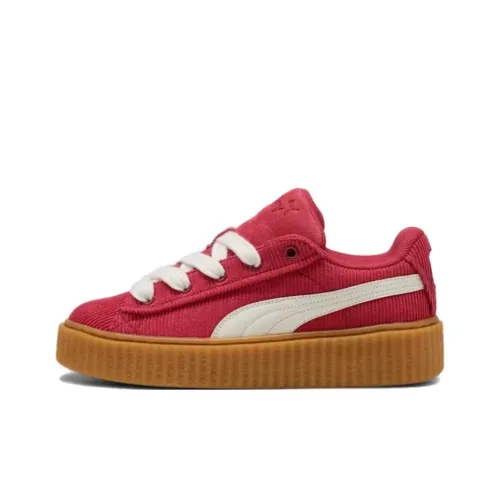 FENTY BEAUTY X PUMA Creeper Phatty Low Скейтборд Кроссовки Женские Красный Белый