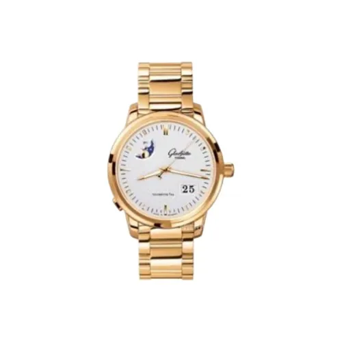 Glashütte Original Автоматический Механический Часы Мужские SENATOR 40 мм Серебряные