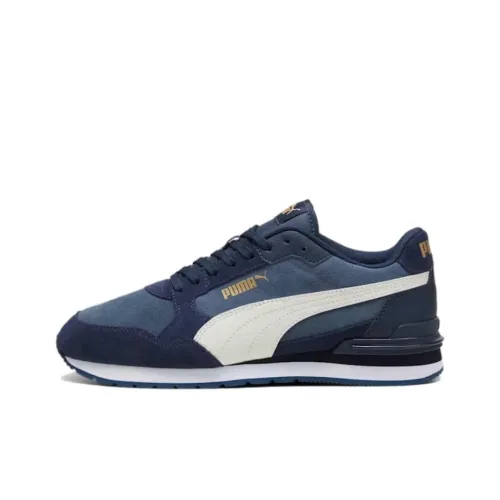 PUMA St Runner Slip-resistant Abrasion-resistant Low Top Casual Running Shoes Unisex Blue White PUMA St Runner Slip-resistant Abrasion-resistant Низкий топ Повседневные Беговые кроссовки Унисекс Синий Белый