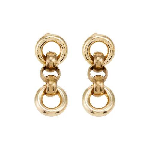 Laura Lombardi Brass Earrings Женские Золотой