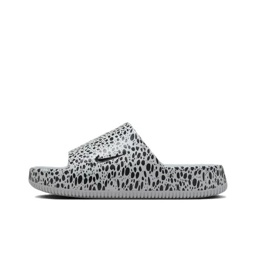 Nike Calm Slide Тапочки Футбольно-серый/Темно-синий Черный Мужской