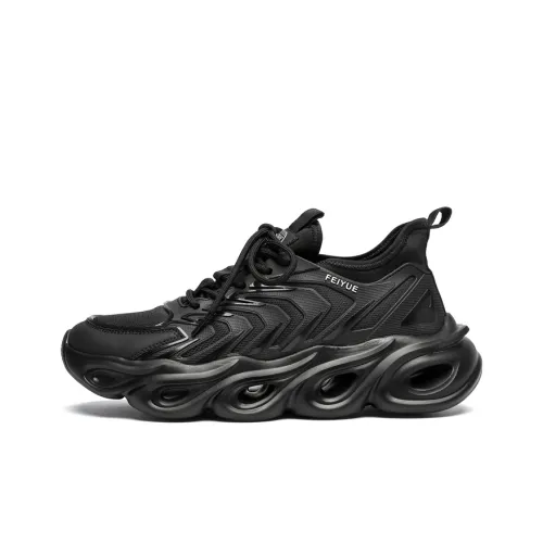 Фэйюэ Беговые кроссовки Low Top Черные Мужские