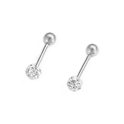 DODOGOGO Титановые стальные серьги-гвоздики унисекс