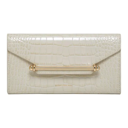 Strathberry Телячья кожа Сумка через плечо Кошелек Женские Ванильный