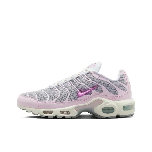 Nike Air Max Plus Амортизация Устойчивый к истиранию Дышащий Низкий Топ Повседневная Беговая Обувь Женская Серый Розовый