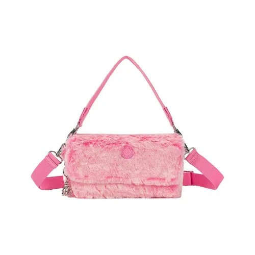 Kipling Акриловая Сумка через плечо Сумка-багет Портативная Сумка через плечо Сумка через плечо Женская День Святого Валентина Розовый