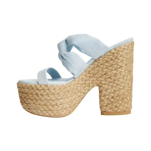 Stuart Weitzman SW Playa Слипоны 14,5 см Женские Синие