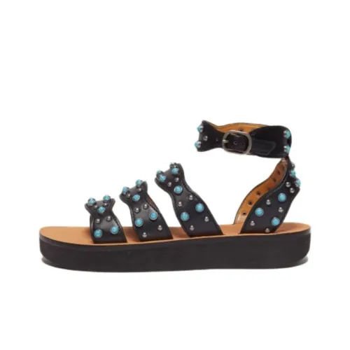 Sandro One Ремень Сандалии Женские Черные