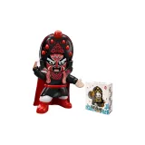 Сичуаньская опера Панда Маска Кукла (Китайский Красный) Высокая конфигурация Коробка с пятью изменяющимися лицами