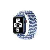 Цветочный - Синий и белый