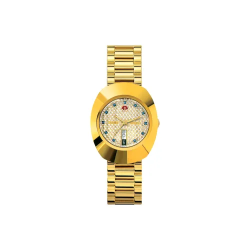 RADO Автоматический Механический Механизм Мужские Часы 35 мм Золото
