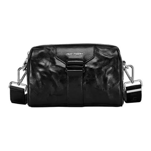 Hush Puppies Сумка через плечо из коровьей кожи мужская черная кофейная