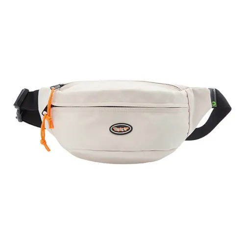 SEM R Полиэстер Полумесяц Сумка Асимметричная Сумка на Плечо Сумка через плечо Сумка-слинг Маленькая Унисекс Экрю Черный