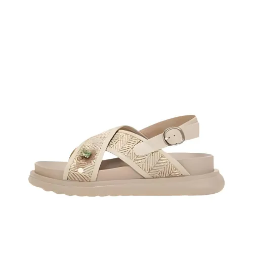 Teenie Weenie Пляжные сандалии Женские Бежево-коричневый