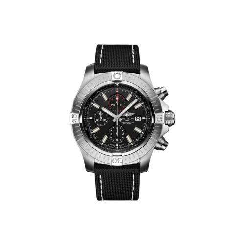 BREITLING Автоматический Механический Механизм Мужские Часы Avenger 48 мм Черные