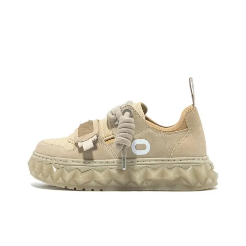 OETZI Аbrasion Resistant Lightweight Breathable визуально увеличивает рост Низкие Кроссовки для скейтбординга Унисекс Абрикос