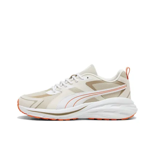 PUMA Hypnotic Slip Resistant Abrasion Resistant Низкий Топ Повседневные Беговые кроссовки Унисекс Экрю