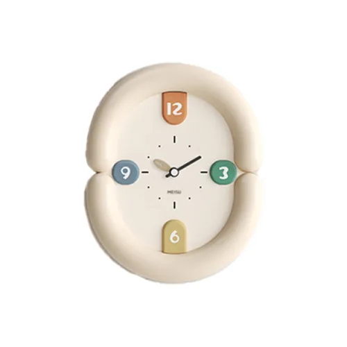 MEISHIDA Механизм с плавным ходом секундной стрелки Унисекс Настенные часы Бежевый