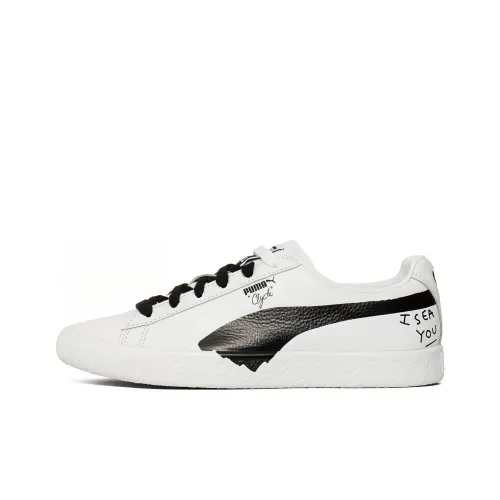 SHANTELL MARTIN X PUMA Низкие кроссовки для скейтбординга унисекс черно-белые с граффити