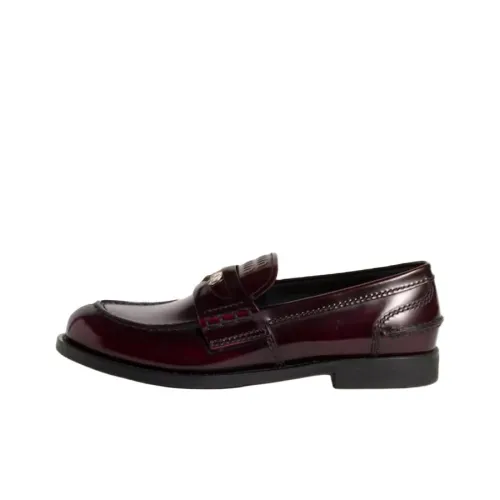 MIU MIU Лоферы Бургундский Женские