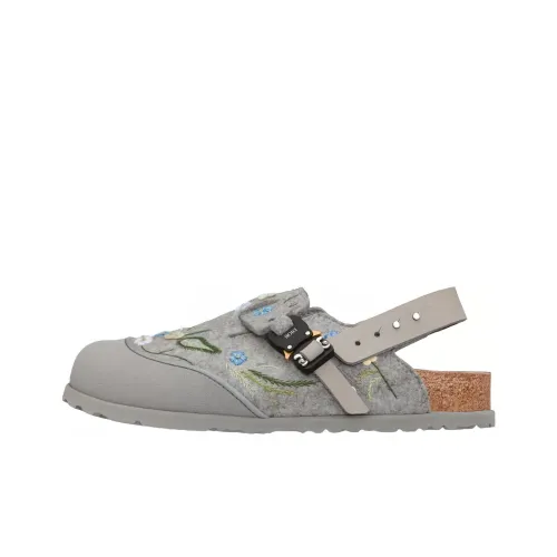 Биркенсток x DIOR Tokio Домашние тапочки Мужские Серые