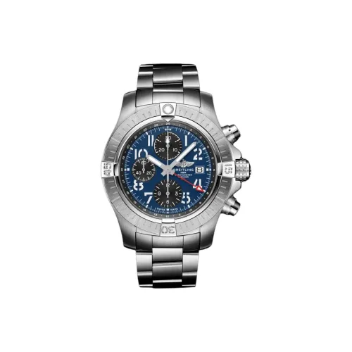 BREITLING Автоматический Механический Часы Мужские Avenger 45 мм Синий