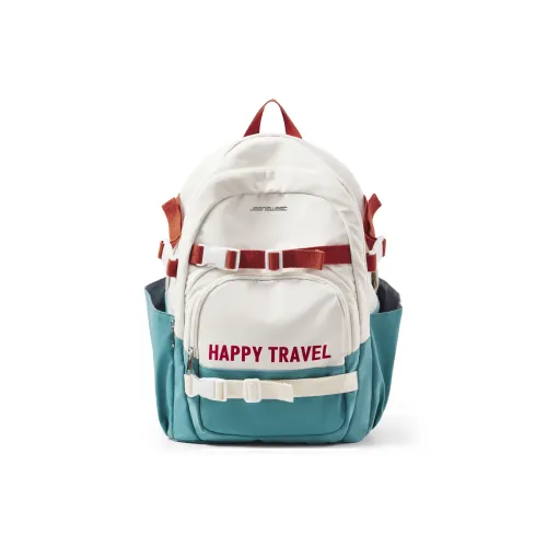 JEANSWEST Ткань Рюкзак Ноутбук Сумка Стандартная Женская Синяя Белая