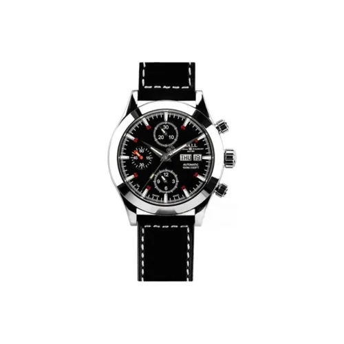 Шар Engineer General II Collection Автоматический Механический Механизм Мужские Часы Часы 41 мм Черный Циферблат