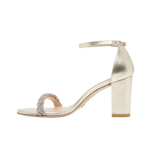 Stuart Weitzman SW NEARLYNUDE One Ремешок Сандалии 8 см Женские Золотые